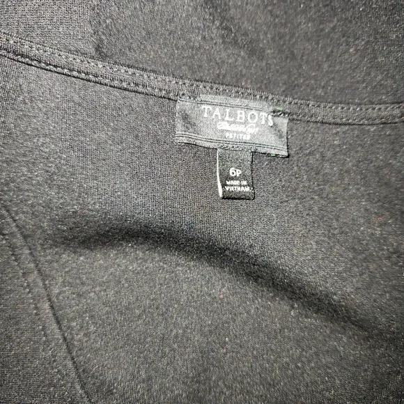 Talbots Black Dress - Picture 3 of 4